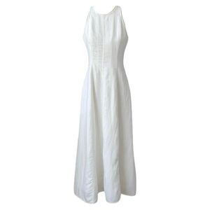 Premium quality linen sleeveless dress